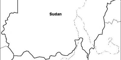Kartta Sudanissa tyhjä